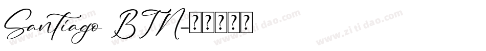 Santiago BTN字体转换